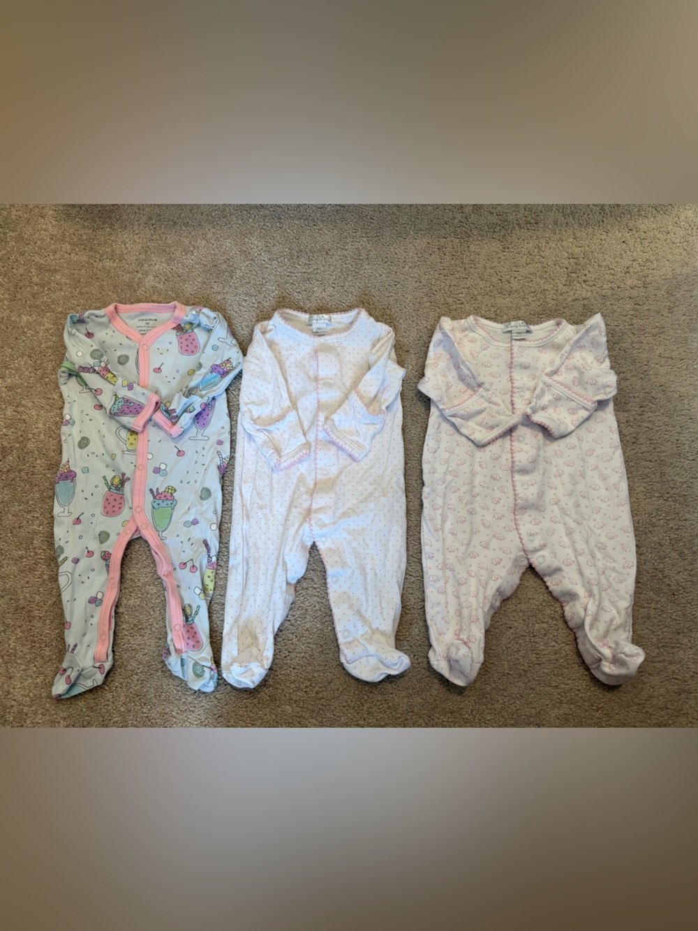 Kissy Kissy + Noomie Newborn Pima Cotton Bundle (3pc)
